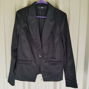 Women's Lightweight Black Blazer Jacket Plus Size 16
